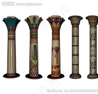 古埃及图腾柱图片