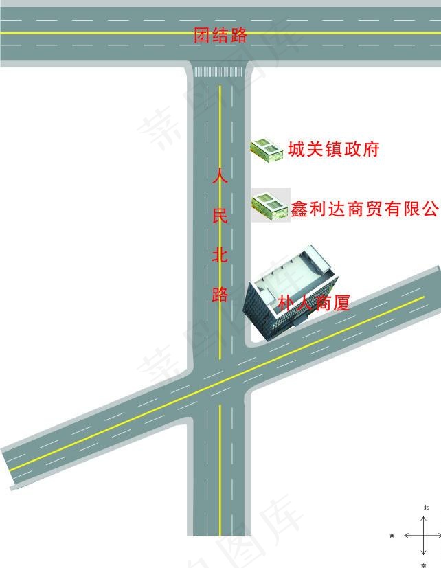 道路平面图图片cdr矢量模版下载