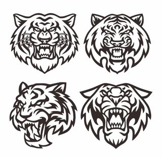 老虎图案图片