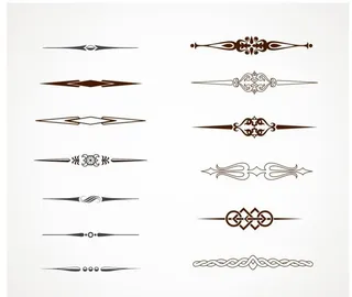 新中式文字框文字隔断图片