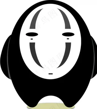 千与千寻无脸男图片