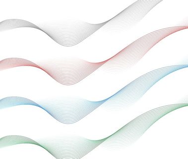 科技波浪线图片