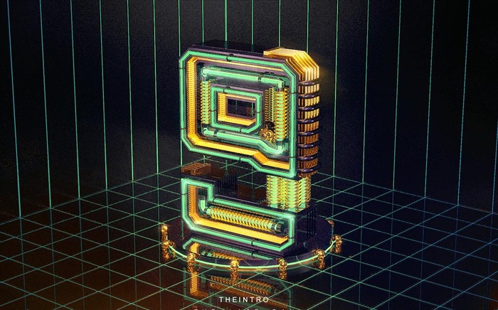 3D数字9图片