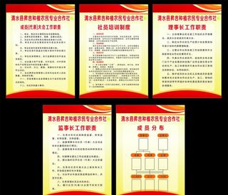 合作社制度牌图片