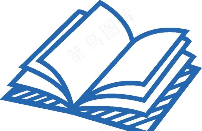 书本卡通图片eps,ai矢量模版下载