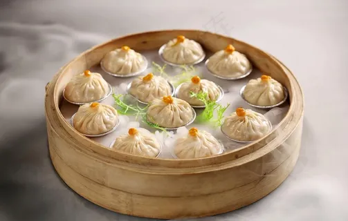 蟹黄灌汤小笼菜鸟图库片 蟹黄灌汤小笼菜鸟图库片