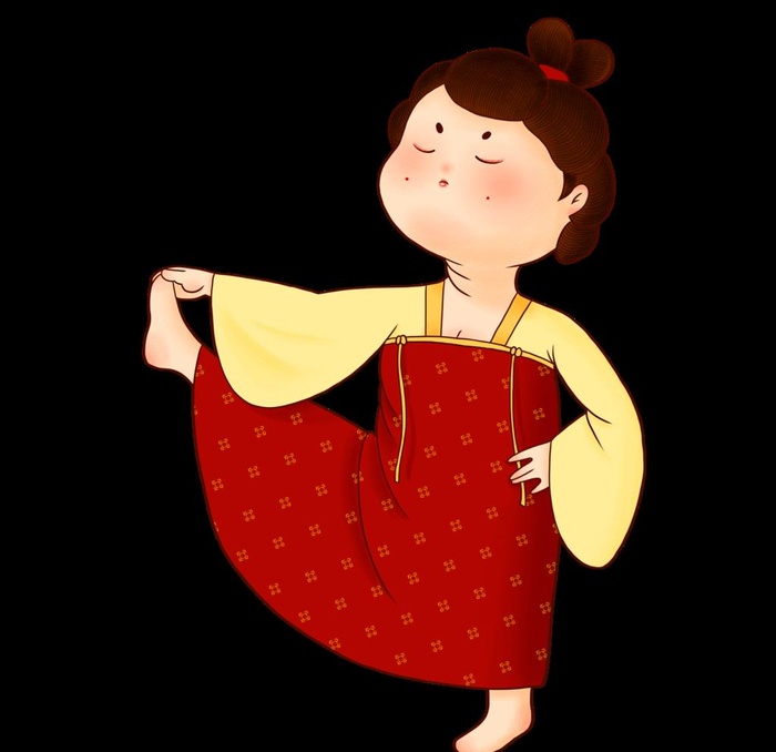 卡通侍女图图片