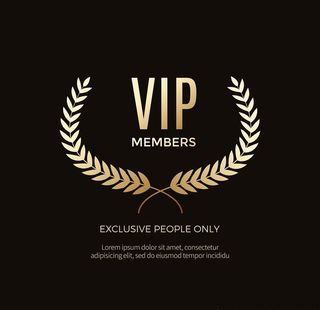 高档 金色 vip 会员卡片图片