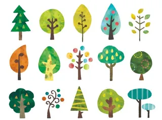 树木剪贴画图片