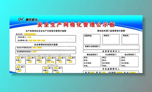 企业展板表格模板图片