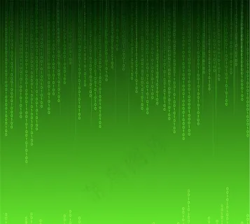 绿色黑客数字背景矢量素材图片