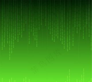 绿色黑客数字背景矢量素材图片