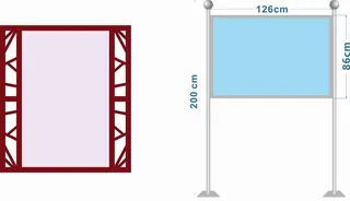 公益广告不锈钢宣传栏图片