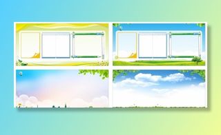 宣传栏背景展板图片