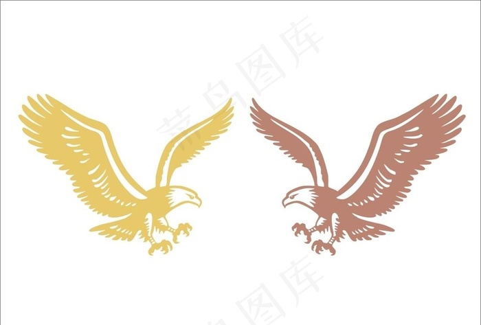 老鹰矢量图图片