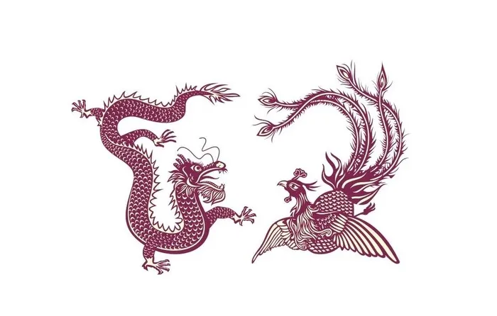 龙凤呈祥图片cdr矢量模版下载