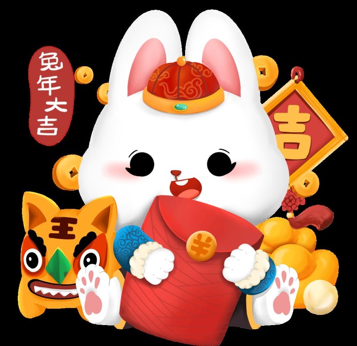 兔图片(2000x2000)psd模版下载