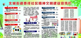 精神文明建设宣传栏图片