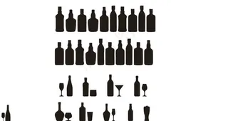 矢量图 酒瓶 酒杯烘焙等图片