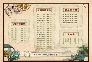 菜单图片