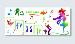 舞蹈文化墙图片