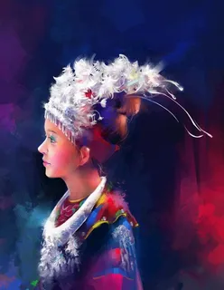 苗族少女图片 苗族少女图片