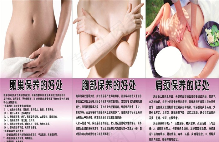 肩颈、胸部保养的好处图片