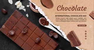 巧克力展板图片