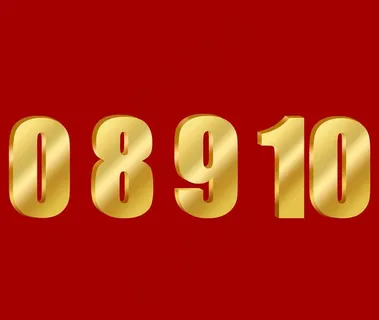 金色数字图片