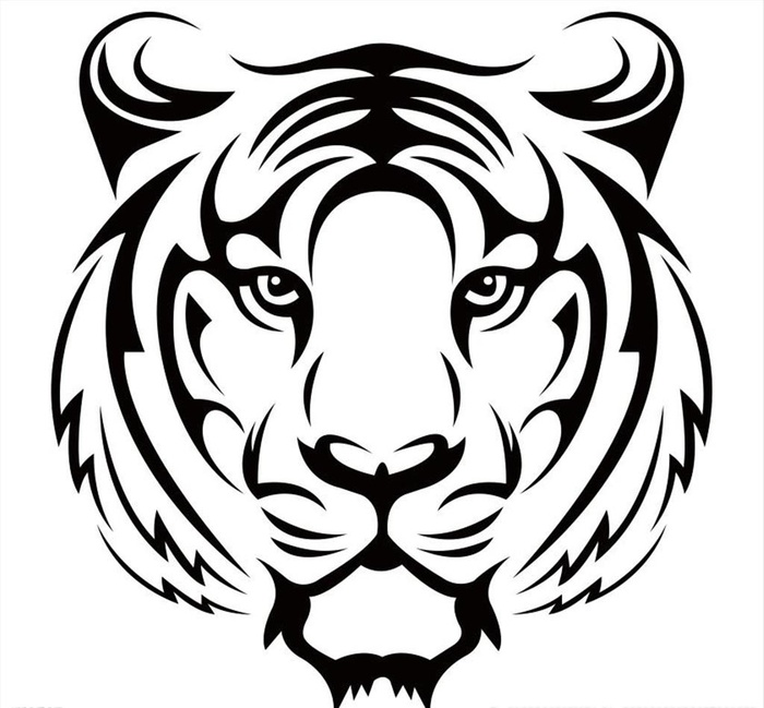 矢量老虎图图片