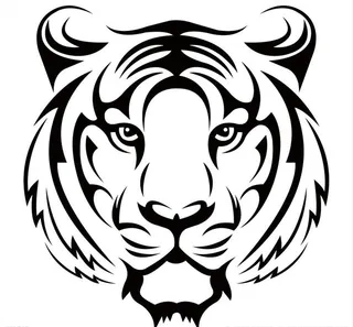 矢量老虎图图片