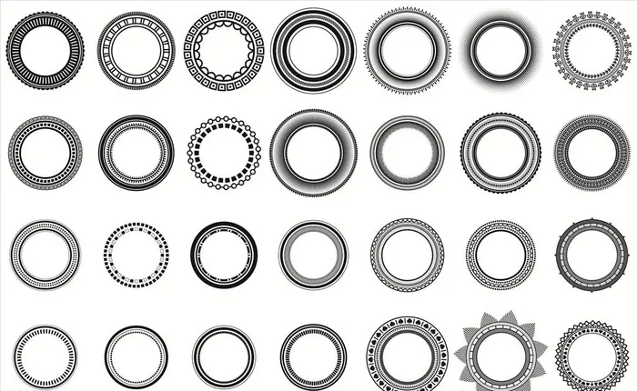 蕾丝杯垫大全图片ai矢量模版下载