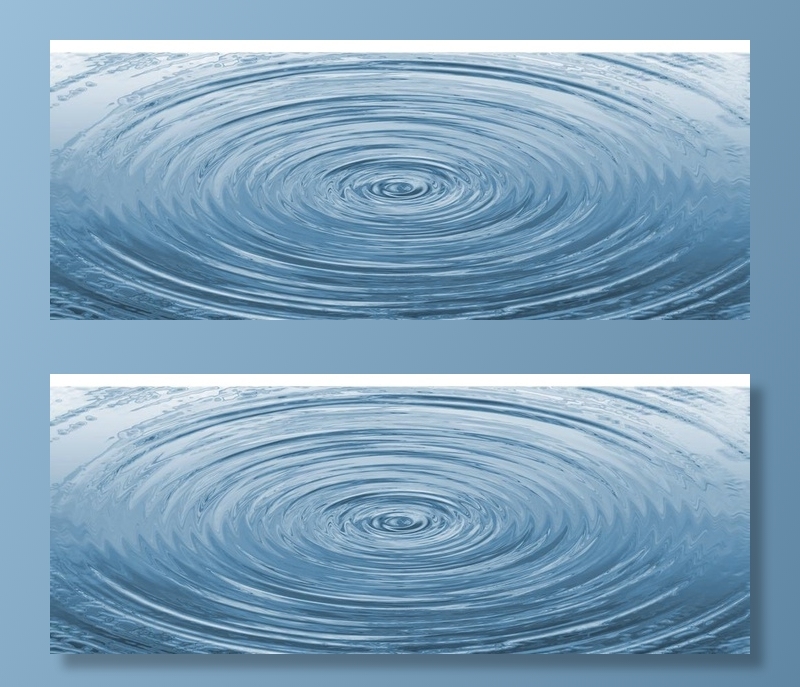透明蓝色水波纹图片