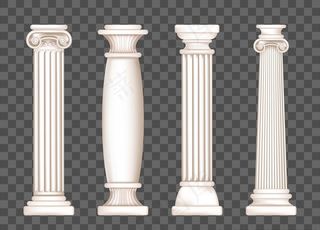 欧式石柱图片