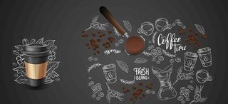 矢量咖啡图片
