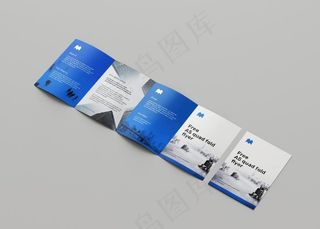 四折页样机图片
