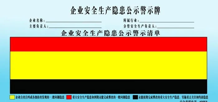 企业安全生产隐患公示警示牌图片(9449x4724)psd模版下载