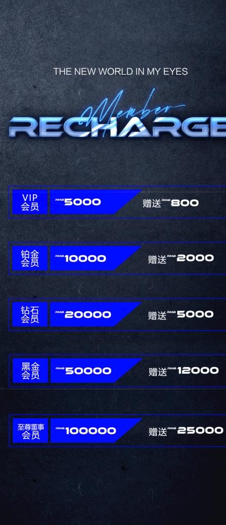 充值海报图片(1575x3407)psd模版下载