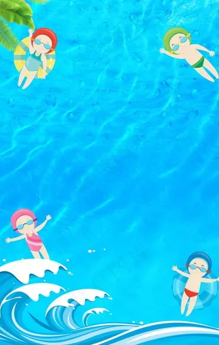 游泳背景图片