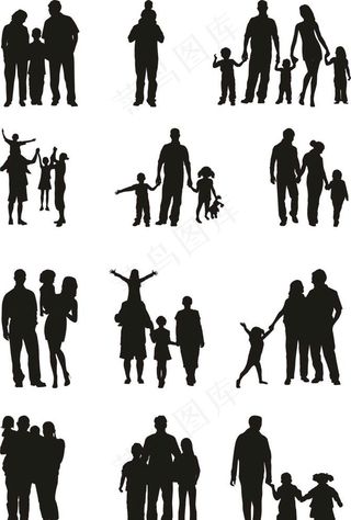 人物剪影图片
