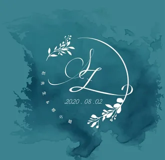 森系婚礼logo图片