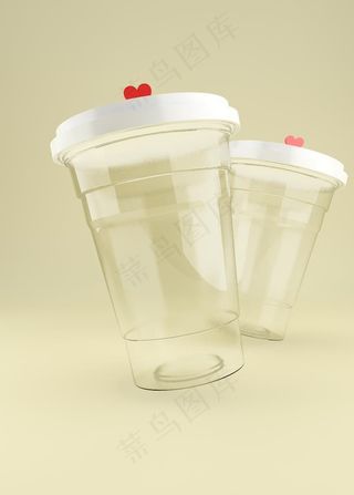 塑料杯子样机图片