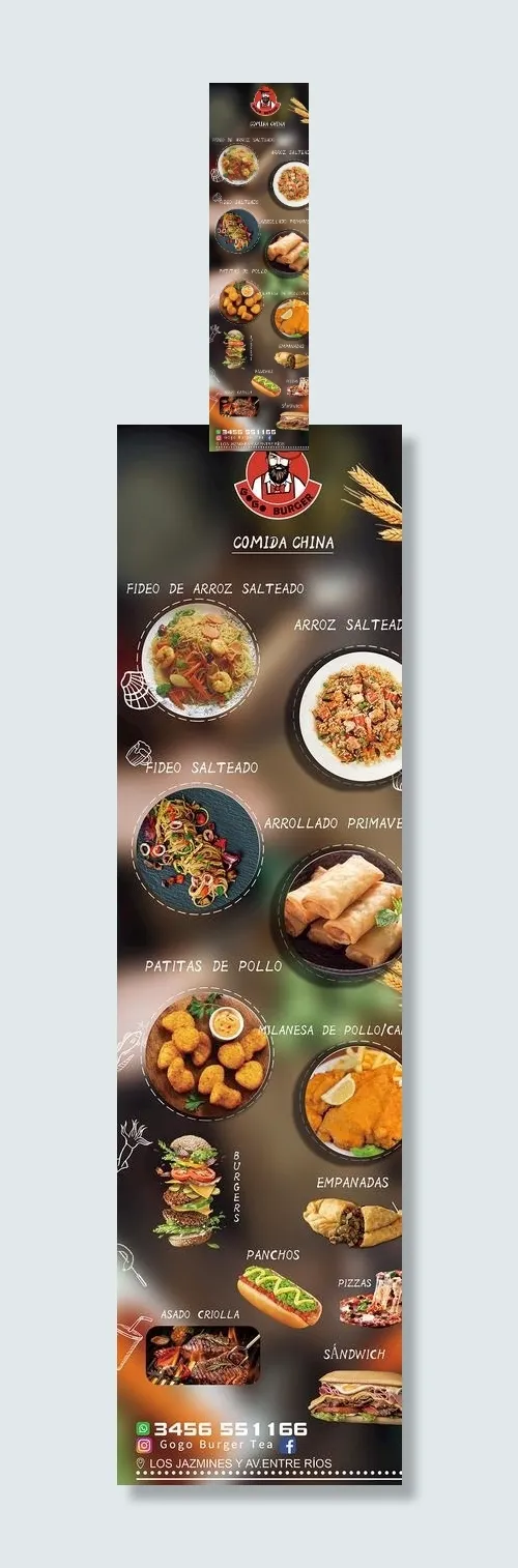 餐饮海报图片(567x1888)psd模版下载
