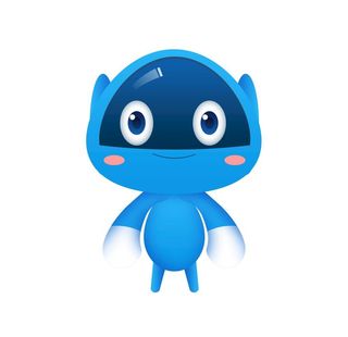 卡通机器人插画图片