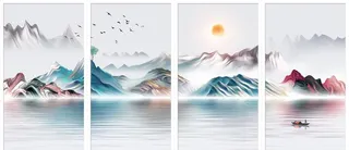 清新装饰画图片