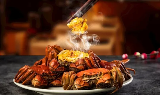 美食红烧大闸蟹图片 美食红烧大闸蟹图片