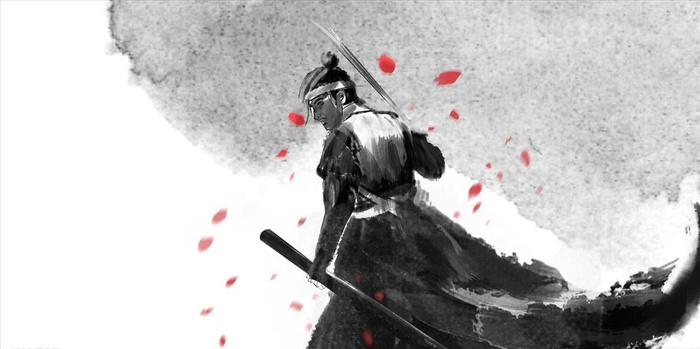 武侠水墨人物图片