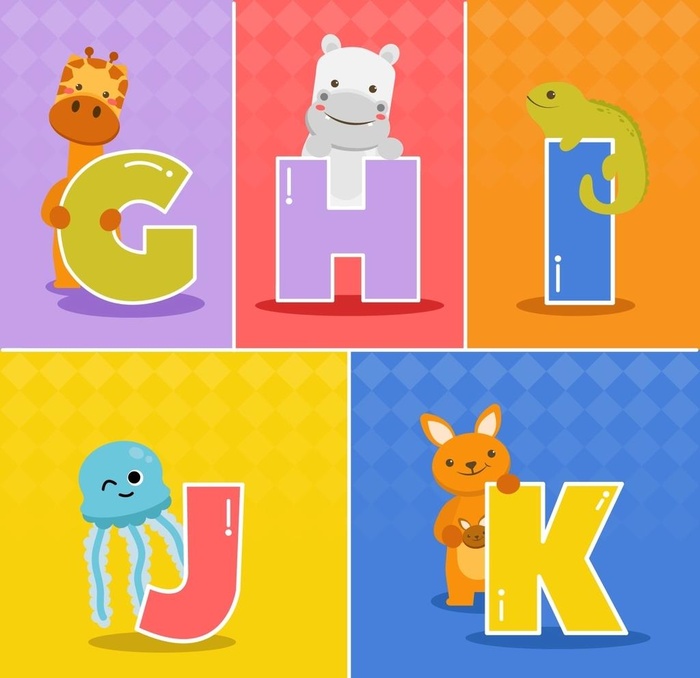 卡通英文字母 图片