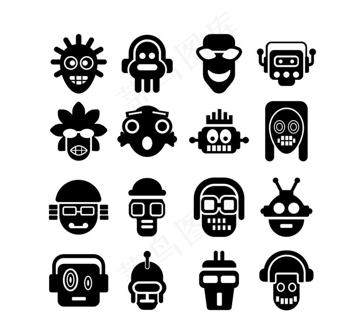 机器人图标图片