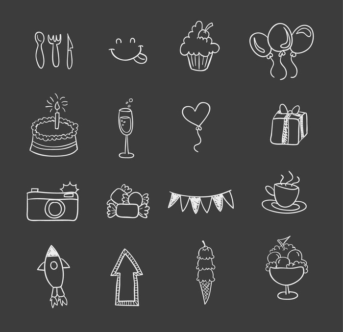 手绘饰品贴纸图片